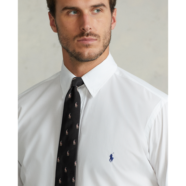 Hemd aus Popeline Big & Tall in Weiß 6