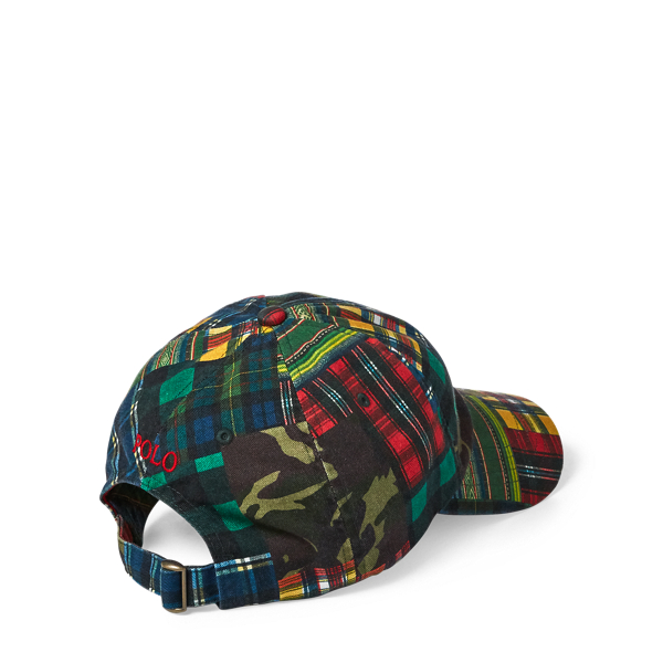 Plaid Patchwork Cotton Patchwork Baseball Cap Polo Ralph Lauren 2