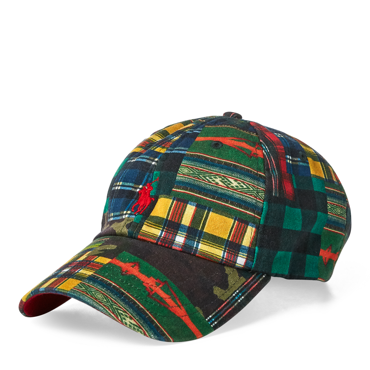 Cotton Patchwork Baseball Cap