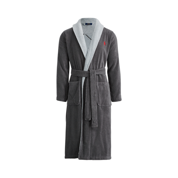 Ralph lauren men's terry cloth robe best sale