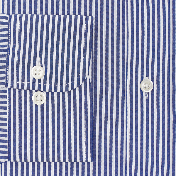 Royal/White Custom Fit Striped Shirt Polo Ralph Lauren 2