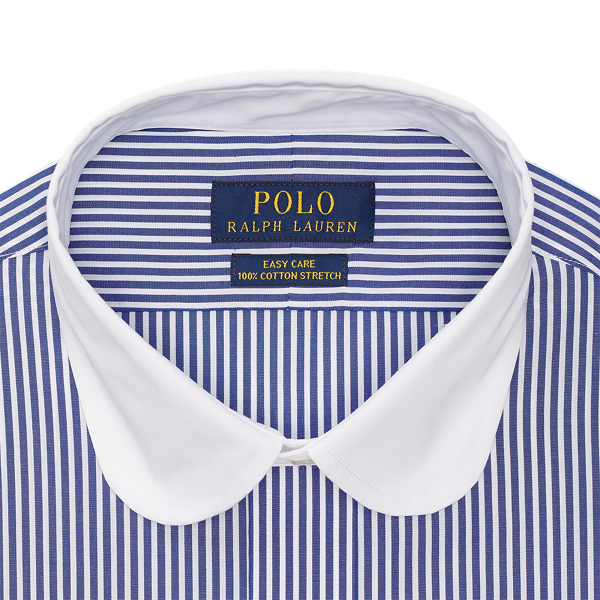 Royal/White Custom Fit Striped Shirt Polo Ralph Lauren 3