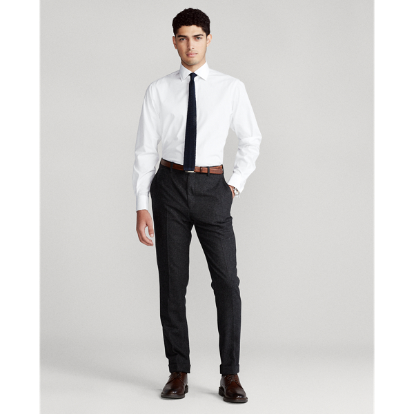 White Custom Easy Care Stretch Shirt Polo Ralph Lauren 3