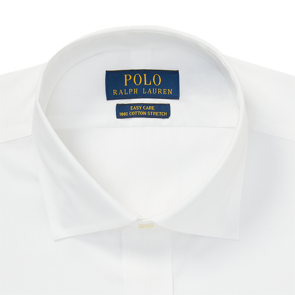 White Custom Easy Care Stretch Shirt Polo Ralph Lauren 6