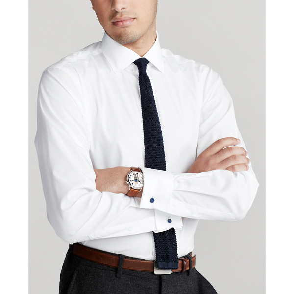 White Custom Easy Care Stretch Shirt Polo Ralph Lauren 5