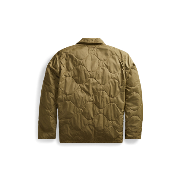Olive Green Quilted Chore Jacket RRL 2