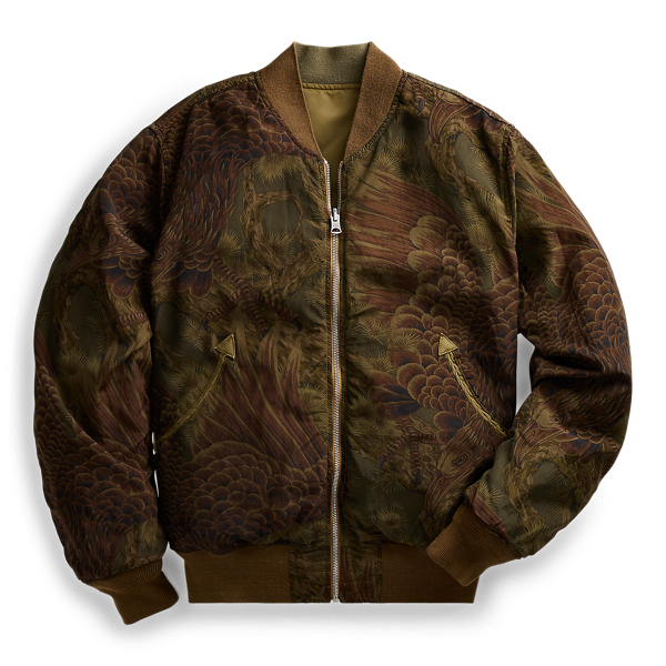Rrl reversible flight jacket top