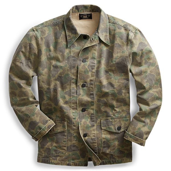 Camo Twill Overshirt RRL 1
