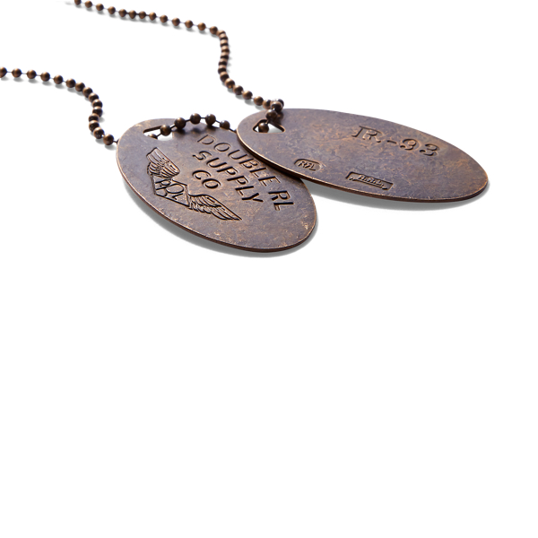 Brass Dog-Tag Necklace for Men | Ralph Lauren