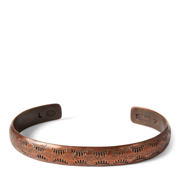 Stamped Copper Cuff