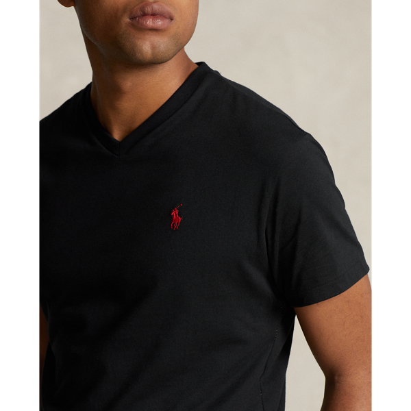 Classic Fit Jersey V Neck T Shirt for Men Ralph Lauren PK