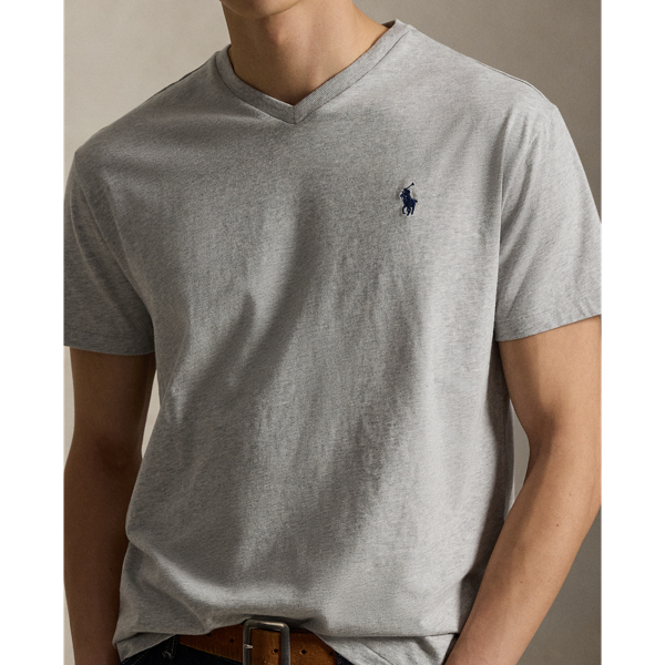 Classic-Fit T-Shirt mit V-Ausschnitt Polo Ralph Lauren in Taylor meliert 6