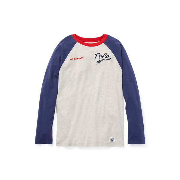 Light Sport Heather Baseball-T-Shirt aus Baumwolljersey BOYS 6-14 YEARS 1