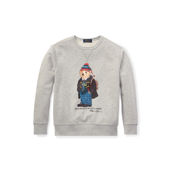 University Bear Sweatshirt for Boys Ralph Lauren GE