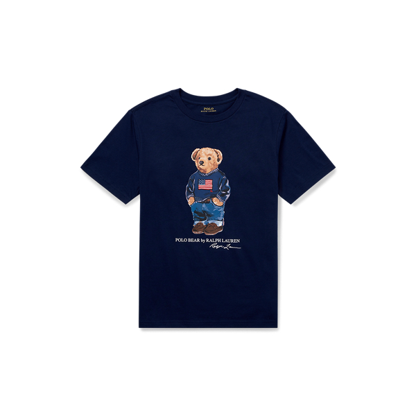 Maglietta Polo Bear in cotone Boys 6-14 Years in 1