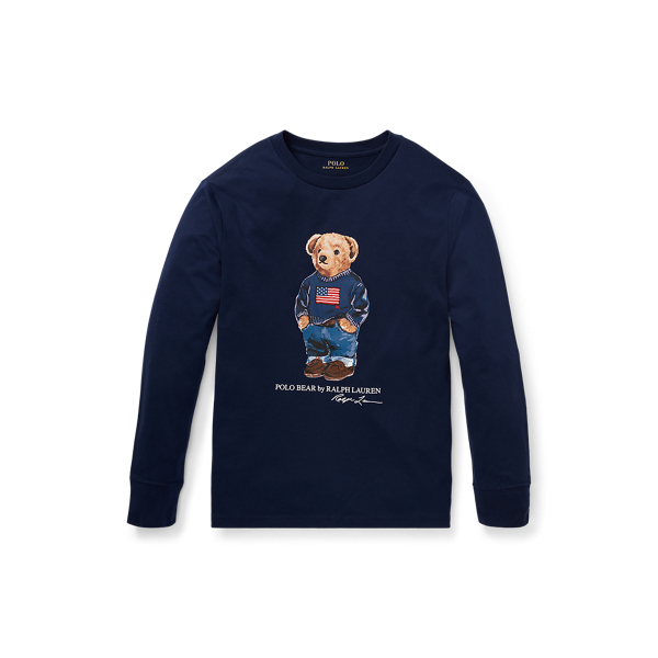 Camiseta de algod&oacute;n con el osito Polo Boys 6-14 Years en 1