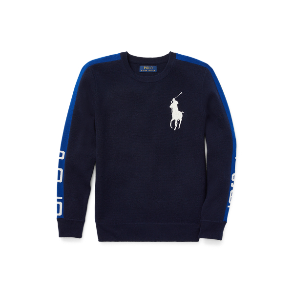 Intarsia Wool Sweater Boys 6-14 Years 1