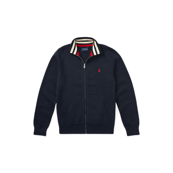 Cotton Full-Zip Sweater Boys 6-14 Years 1