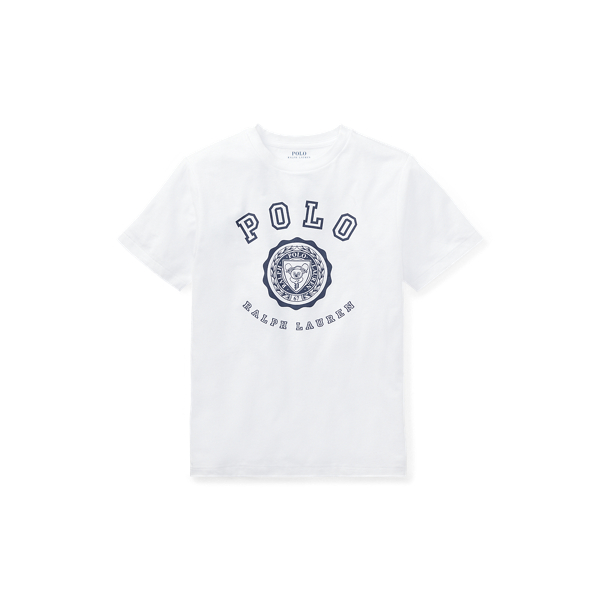 White Cotton Jersey Graphic T-Shirt Boys 8-20 1