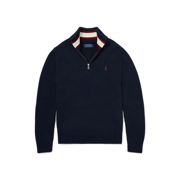 Pullover mit halbem Rei&szlig;verschluss Boys 6-14 Years in 1