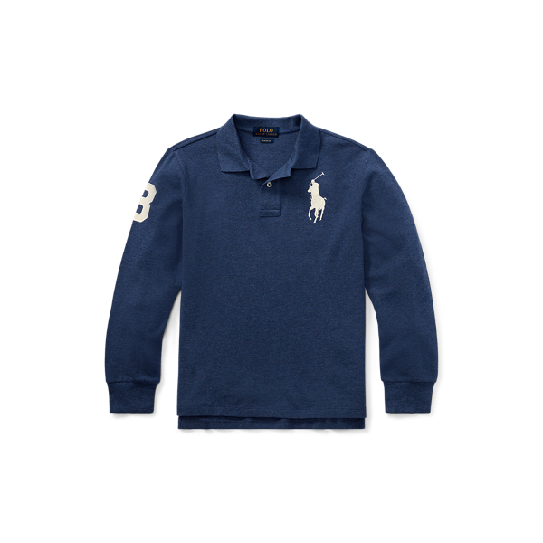 Langarm Polohemd mit Big Pony fur Jungen Ralph Lauren DE