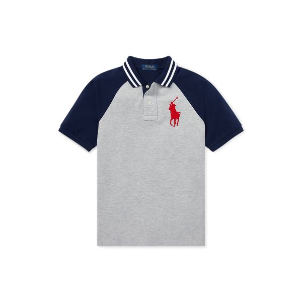 Cotton Mesh Polo Shirt Boys 6-14 Years 1