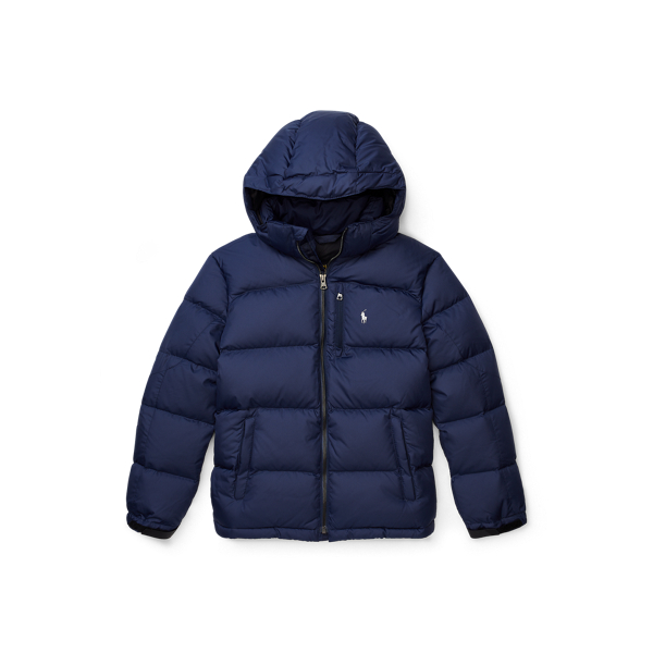 Quilted Ripstop Down Jacket Boys 6-14 Years 1