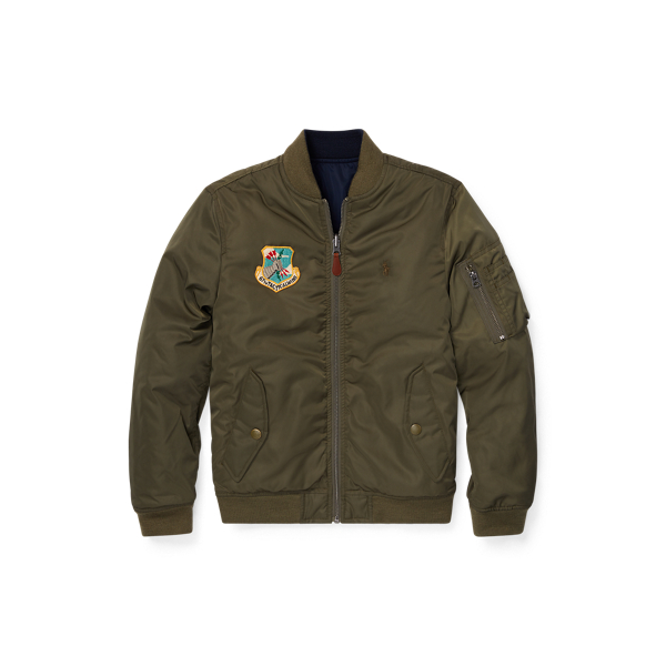 Polo ralph lauren reversible bomber jacket on sale