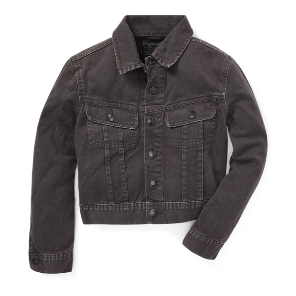 Flag Denim Trucker Jacket Boys 6-14 Years 1