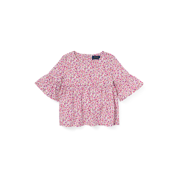 Floral Bell-Sleeve Top Girls 1.5-6.5 Years 1