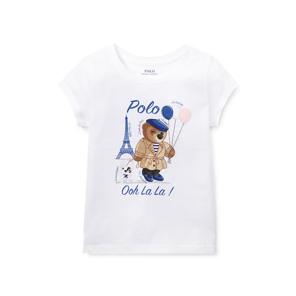 Polo Bear Jersey T-Shirt Girls 1.5-6.5 Years 1