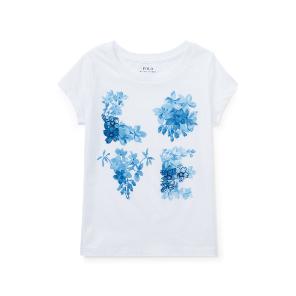 Embroidered Graphic T-Shirt Girls 1.5-6.5 Years 1
