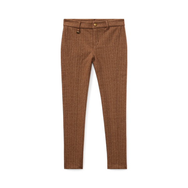 Herringbone Skinny Trousers Girls 1.5-6.5 Years 1