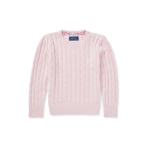 Cable-Knit Cotton Sweater