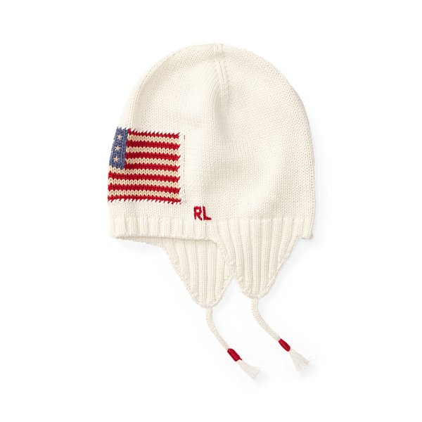 Flag Earflap Hat Girls 1.5-6.5 Years em 1