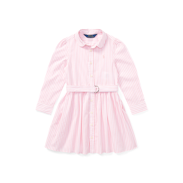 Striped Cotton Shirtdress