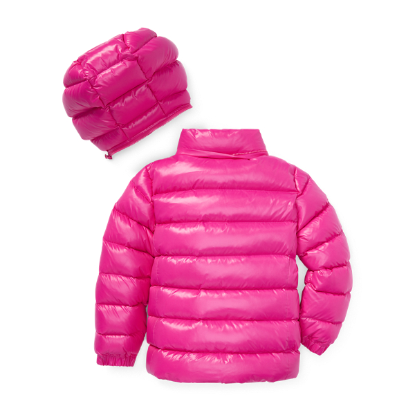 Hooded Down Jacket Girls 2-6x 2
