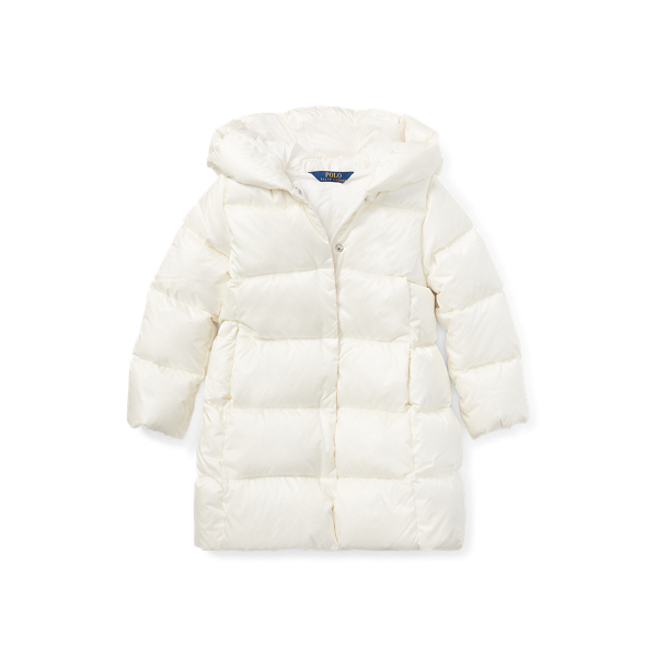 Long Hooded Down Jacket