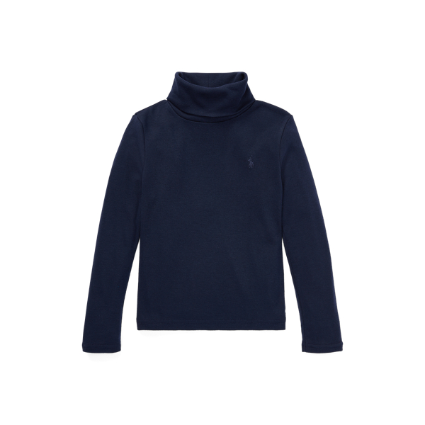 Cotton-Modal Roll Neck Girls 1.5-6.5 Years 1