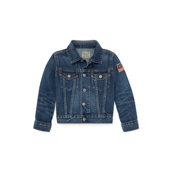 Flag Denim Trucker Jacket Ralph Lauren