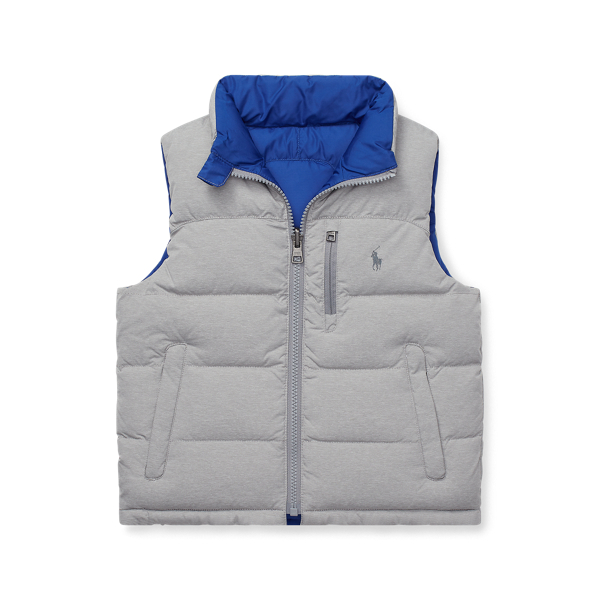 Reversible Ripstop Down Vest Boys 1.5-6 Years 1