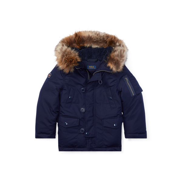Faux-Fur-Trim Down Parka Boys 1.5-6 Years 1