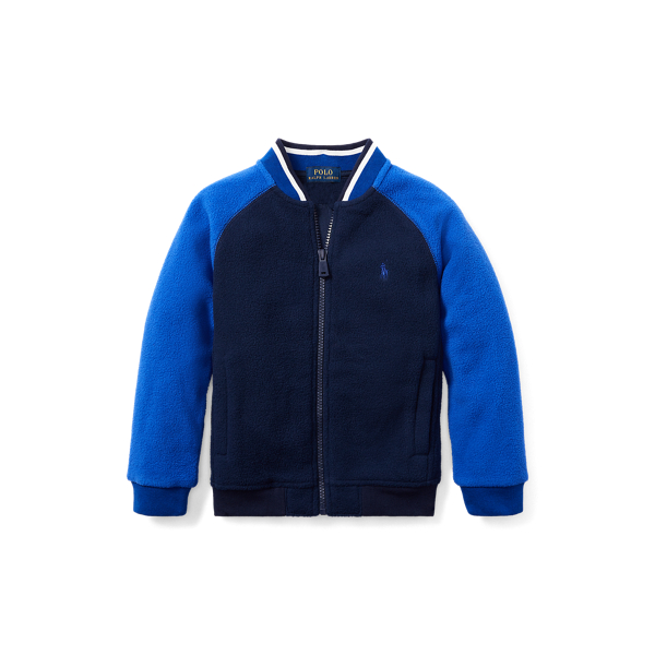 Fleece Baseball Jacket Boys 1.5-6 Years in 1