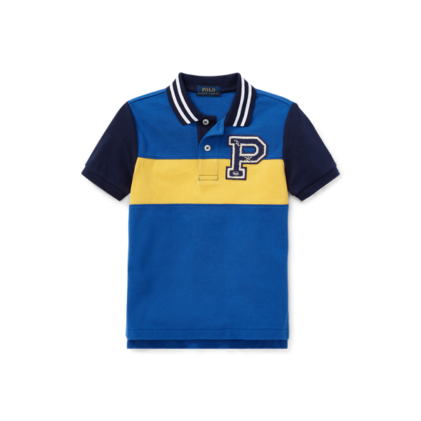 Embroidered Cotton Mesh Polo Boys 1.5-6 Years 1