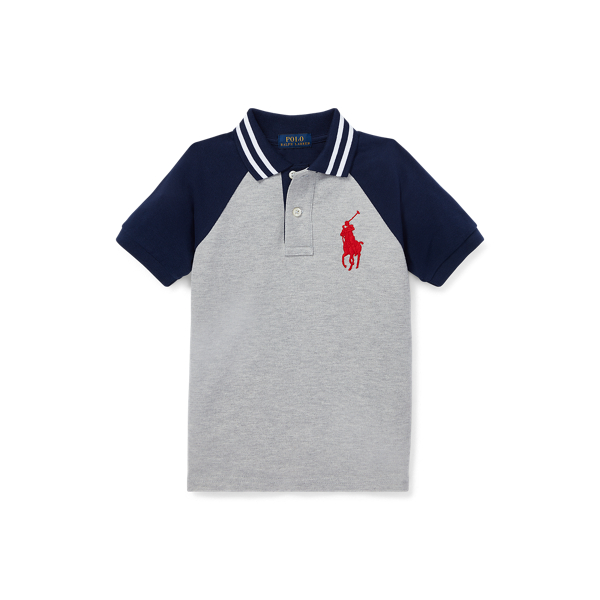 Cotton Mesh Polo Shirt Boys 1.5-6 Years in 1