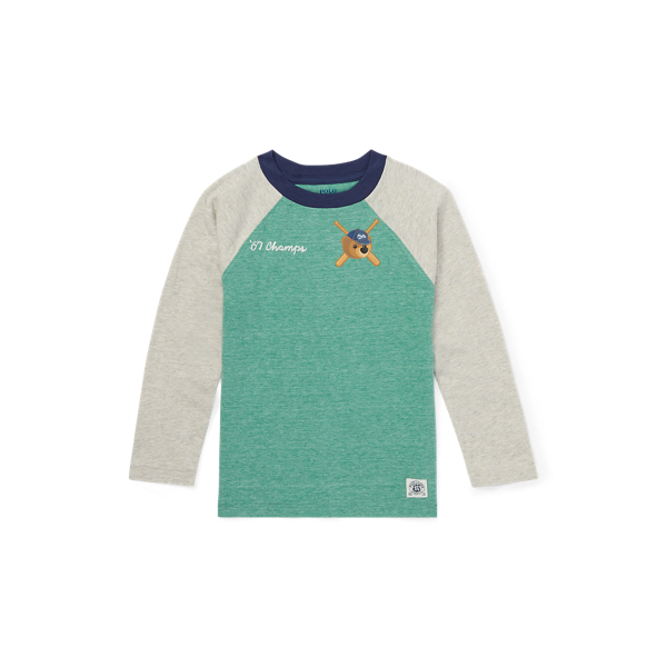 Polo Bear Baseball T-Shirt Boys 1.5-6 Years em 1