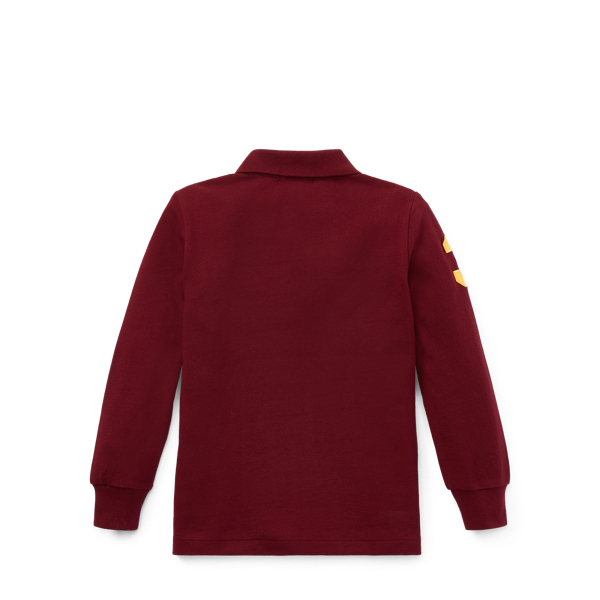 Classic Wine Cotton Mesh Polo Shirt BOYS 1.5-6 YEARS 2