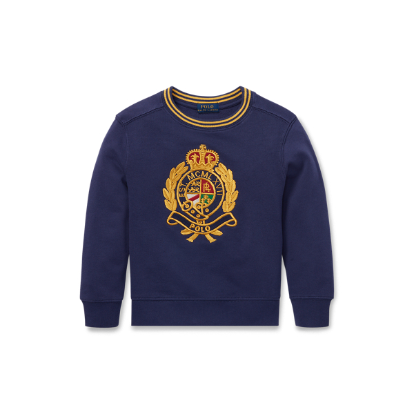 Crest Cotton Sweatshirt Ralph Lauren UK