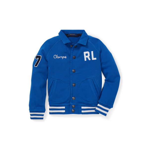 Giacca in spugna di cotone Boys 1.5-6 Years in 1