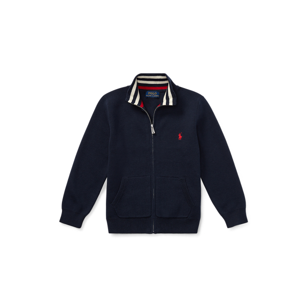 Cotton Full-Zip Sweater Boys 1.5-6 Years 1